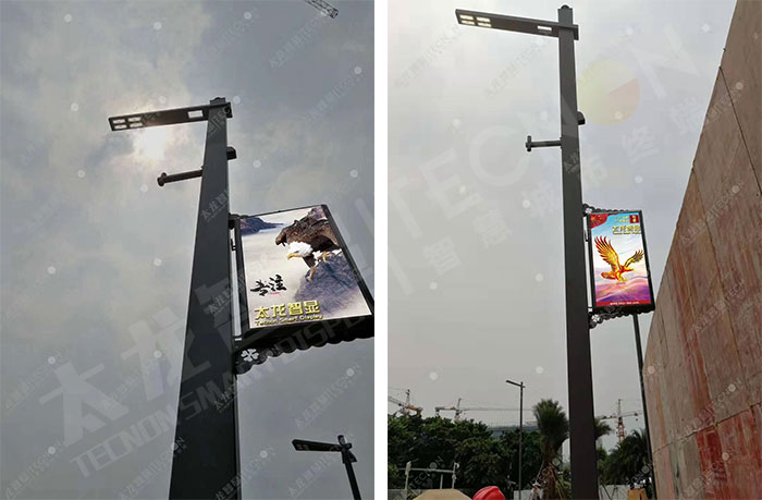 廣州國際創(chuàng)新城應(yīng)用LED燈桿屏 廣州國際創(chuàng)新城應(yīng)用LED燈桿屏