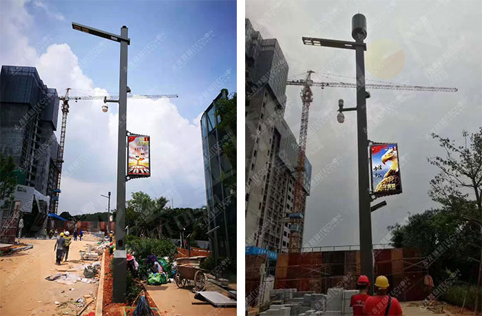 廣州國際創(chuàng)新城應(yīng)用LED燈桿屏 廣州國際創(chuàng)新城應(yīng)用LED燈桿屏
